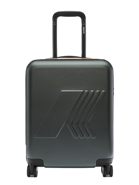 KWAY EUDOXIE LOGO Trolley Bagaglio a Mano green blackish - Bagagli a mano