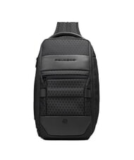 PIQUADRO HEXAGON Zaino Monospalla Nero - Zaini da lavoro porta PC - 1
