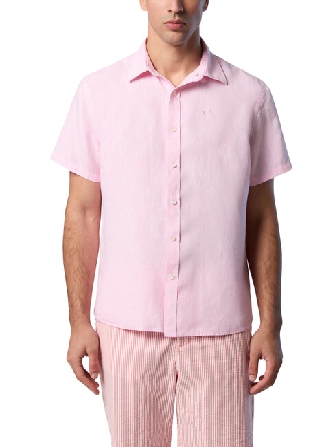 NORTH SAILS N/S Camicia in lino flamingo plume - Camicie Uomo