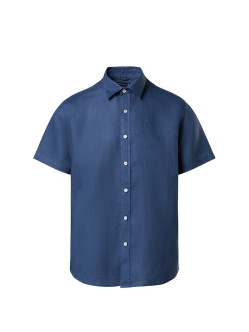 NORTH SAILS N/S Camicia in lino dark denim - Camicie Uomo