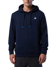 NORTH SAILS ROUND LOGO Felpa in cotone con cappuccio - Felpe Uomo