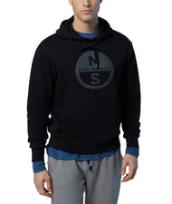 NORTH SAILS GRAPHIC Felpa in cotone con cappuccio black - Felpe Uomo - 1