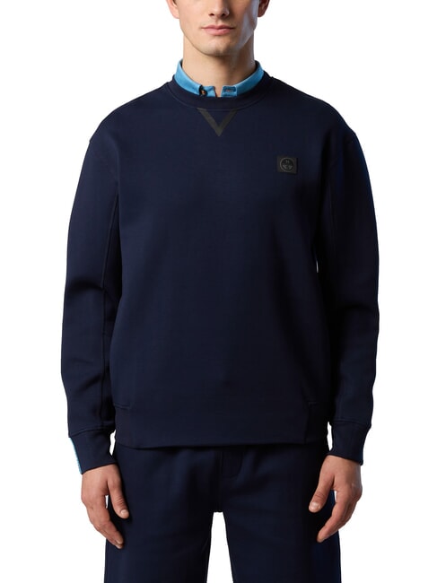 NORTH SAILS LOGO Felpa girocollo navy blue - Felpe Uomo