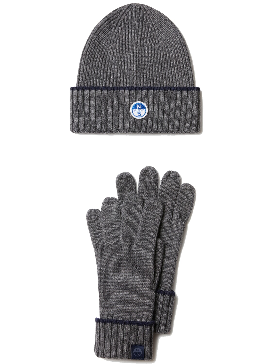 North Sails N/S Set Regalo Sciarpa Cappello Medium Grey Melange