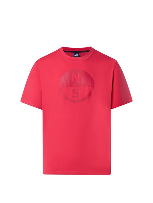NORTH SAILS BASIC T-shirt in cotone stampa logo geranium - T-shirt Uomo