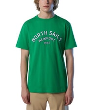 NORTH SAILS NEWPORT T-shirt in cotone logo arco - T-shirt Uomo