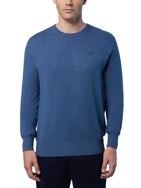 NORTH SAILS N|S Maglione a girocollo denim blue melange - Maglie Uomo