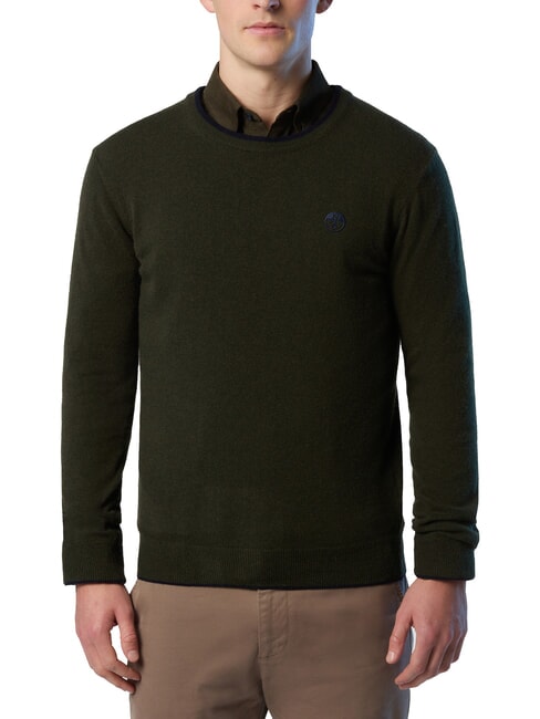 NORTH SAILS N|S Maglione a girocollo forest green - Maglie Uomo