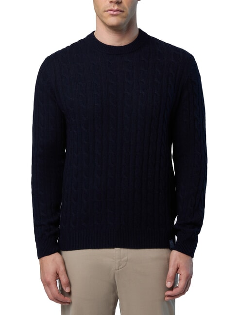 NORTH SAILS N|S Maglione girocollo a trecce navy blue - Maglie Uomo
