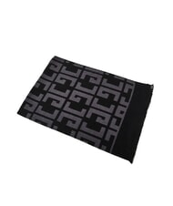 GAUDÌ ESTELLE Sciarpa sfrangiata logo all over - Sciarpe