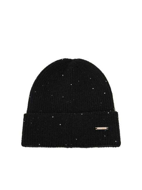 GAUDÌ ESTELLE Cappello beanie con paillettes NERO - Cappelli