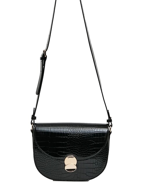 GAUDÌ EVELYN COCCO Borsa a tracolla media stampata NERO - Borse Donna