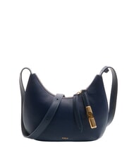 FURLA GOCCIA Borsa a spalla pelle martellata blu reale - Borse Donna - 1