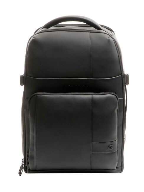 PIQUADRO WOLLEM GOMMATA Zaino porta PC 15,6" Nero - Zaini da lavoro porta PC