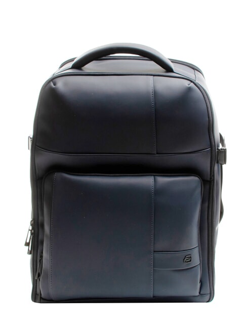 PIQUADRO WOLLEM GOMMATA Zaino porta PC 15,6" blu - Zaini da lavoro porta PC