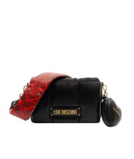 LOVE MOSCHINO PUFFY LOGO Borsa a spalla con pouch cuore - Borse Donna