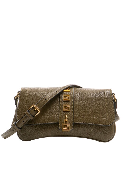 GAUDÌ ELVIRA Borsa a spalla con borchiette MILITARY - Borse Donna