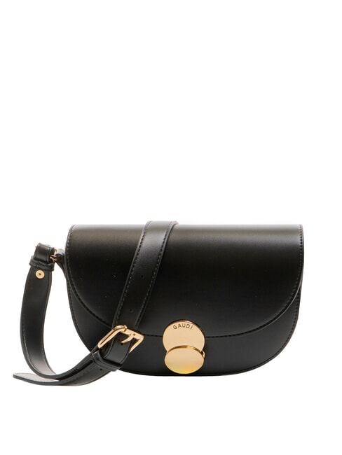 GAUDÌ EVELYN Borsa a tracolla piccola con flap NERO - Borse Donna