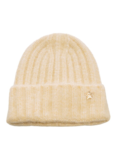 GAUDÌ ESTELLE Cappello beanie con risvolto CREMA - Cappelli