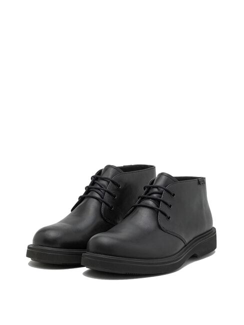 CAMPER NORMAN Stivaletti stringati in pelle black - Scarpe Uomo