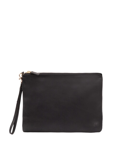 TIMBERLAND LARGE Pochette in pelle grande con polsierina nero - Borse Donna
