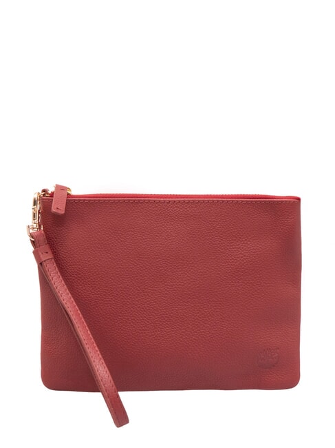 TIMBERLAND SMALL Pochette in pelle piccola con polsierina red - Borse Donna