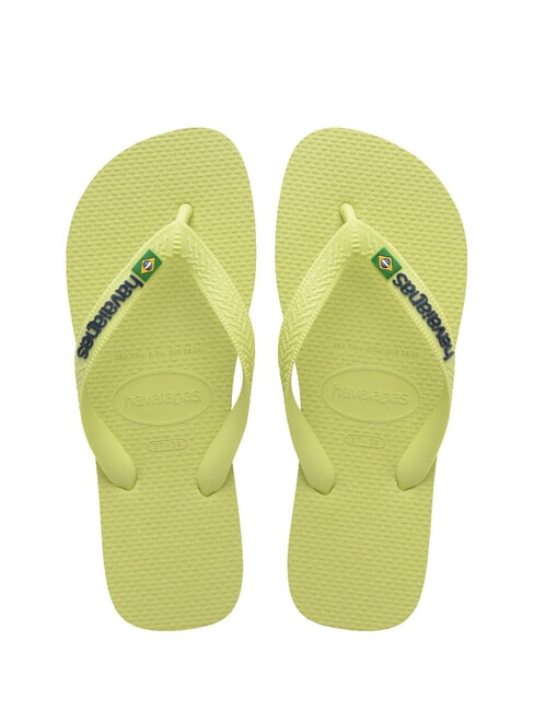 HAVAIANAS BRASIL LOGO Infradito  matcha green - Scarpe Unisex