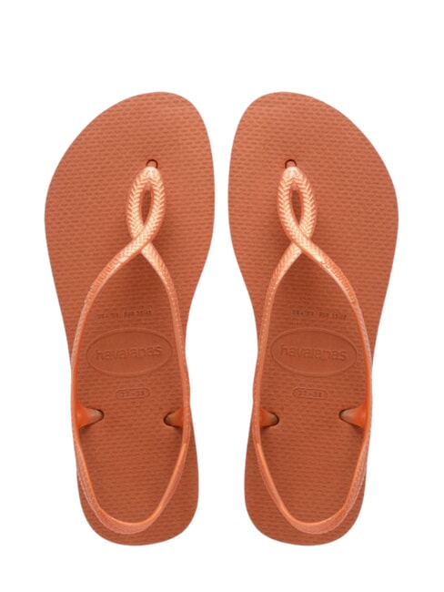 HAVAIANAS LUNA infradito classiche cerrado orange - Scarpe Donna
