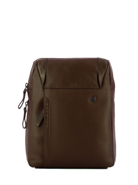 PIQUADRO MACBETH Borsello in pelle espandibile MORO - Tracolle Uomo