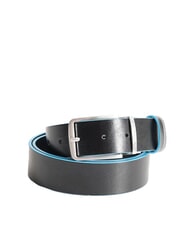 PIQUADRO BLUE SQUARE Cintura reversibile in pelle, accorciabile - Cinture