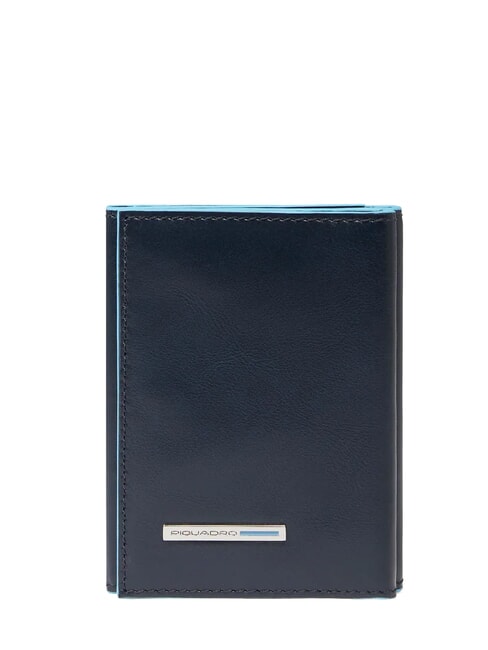 PIQUADRO BLUE SQUARE Portafoglio in pelle blu - Portafogli Uomo