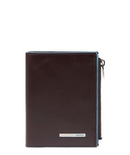 PIQUADRO BLUE SQUARE Portafoglio verticale in pelle - Portafogli Uomo