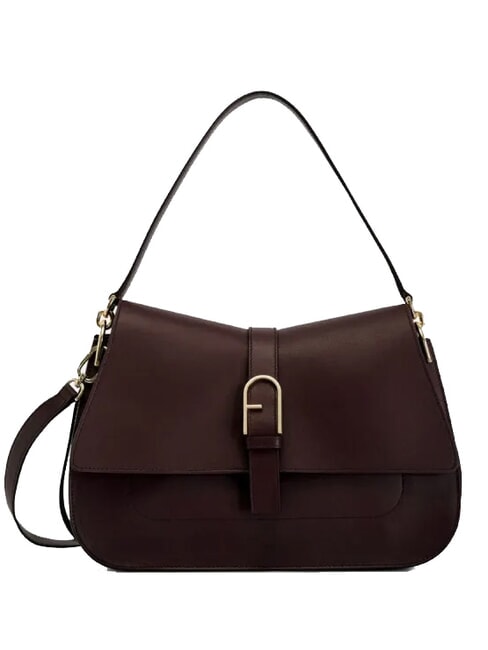 FURLA FLOW M Borsa a mano in pelle espresso - Borse Donna