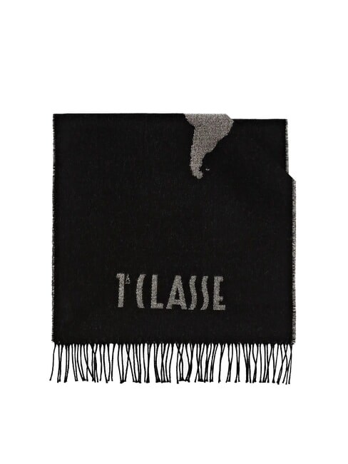 ALVIERO MARTINI PRIMA CLASSE GEO PIENO Sciarpa con frange Nero - Sciarpe