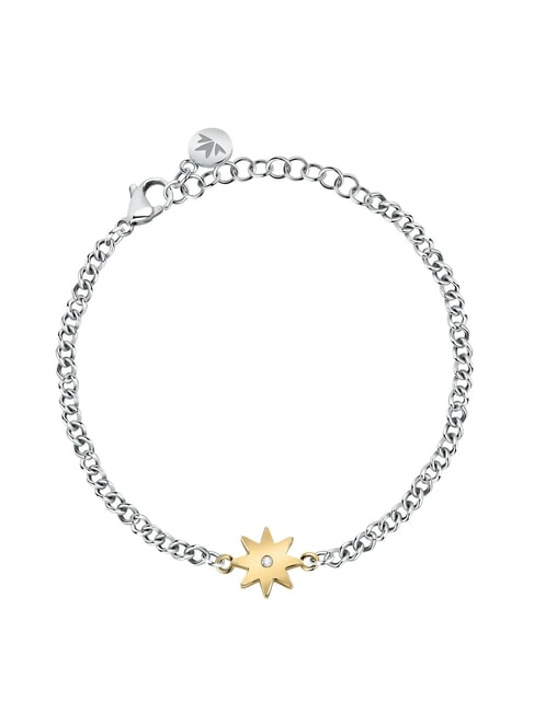 MORELLATO TALISMANI Braccialetto con stella oro/bianco - Bracciali Donna