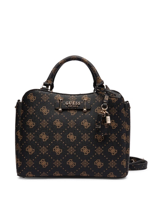 GUESS SILIA Borsa a mano con tracolla espresso logo - Borse Donna