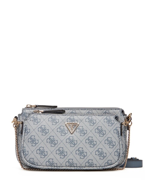 GUESS NOELLE 2 Doppia borsa a tracolla slate logo - Borse Donna