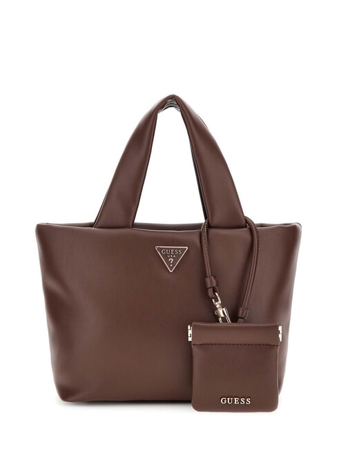 GUESS SUNETRA Mini Shopper a mano, con tracolla espresso - Borse Donna