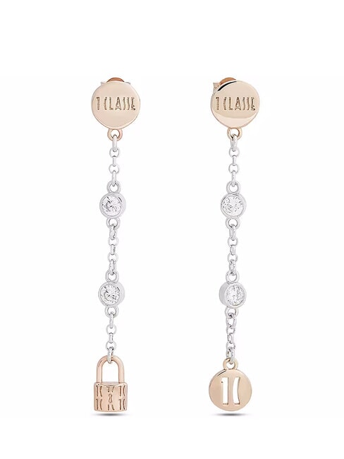 ALVIERO MARTINI PRIMA CLASSE RAMBLA Orecchini lunghi in argento twotone - Orecchini