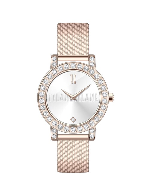 ALVIERO MARTINI PRIMA CLASSE ZANTE Orologio al quarzo in acciaio rosé - Orologi