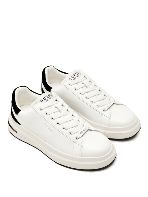 GUESS ELBA Sneakers  white black - Scarpe Uomo