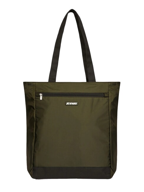 KWAY ELLIANT Borsa shopping con tasca green blackish - Borse Donna