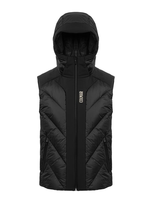 COLMAR SCI MAGNETIC Gilet imbottito con cappuccio black - Giacche smanicate Uomo