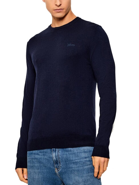 GUESS DANIEL Maglione girocollo smartblue - Maglie Uomo
