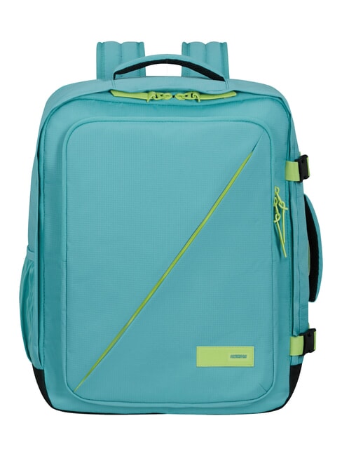 AMERICAN TOURISTER TAKE2CABIN M Zaino underseater ok easyJet dusty turquoise/lime - Zaini Scuola & Tempo Libero
