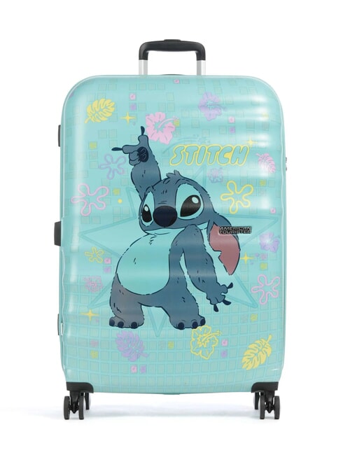 AMERICAN TOURISTER WAVEBREAKER DISNEY  Trolley Grande stitch flower - Trolley Rigidi