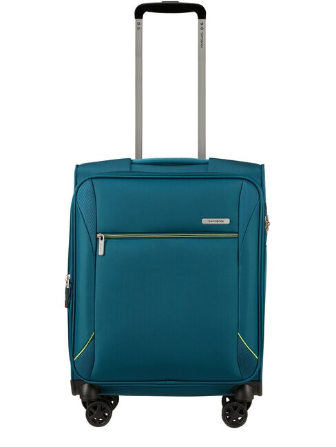 SAMSONITE BASE BREEZE Trolley Bagaglio a Mano, espandibile petrolblue - Bagagli a mano