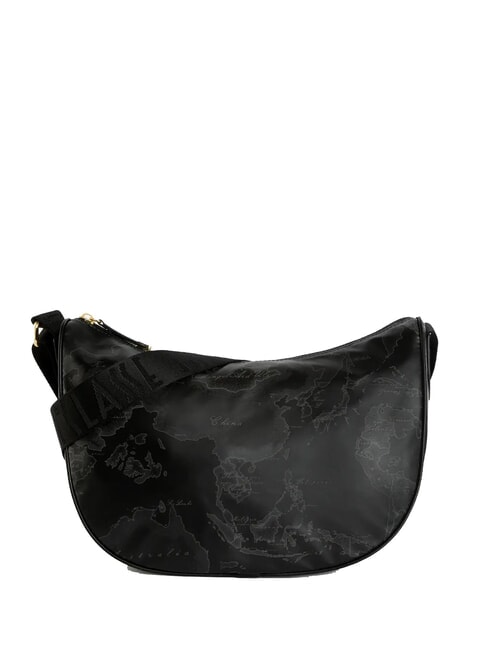ALVIERO MARTINI PRIMA CLASSE GEO SOFT BLACK Borsa a tracolla mezzaluna media Nero - Borse Donna