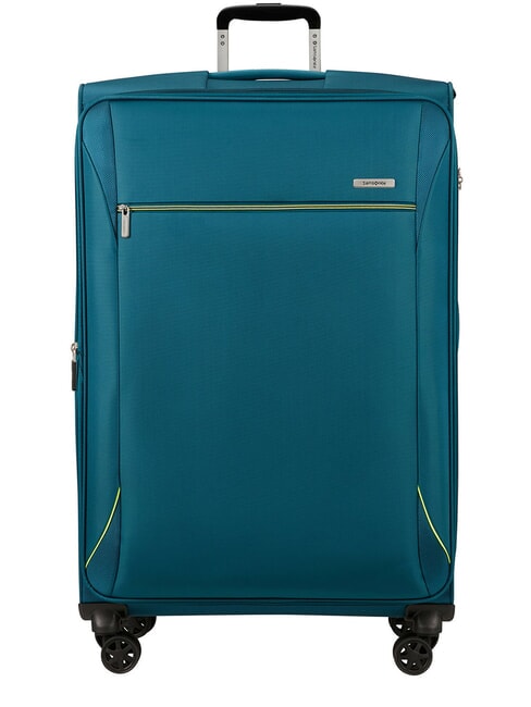 SAMSONITE BASE BREEZE Trolley Extra Large, espandibile petrolblue - Trolley Semirigidi