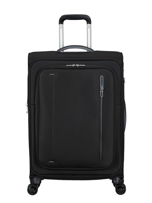 AMERICAN TOURISTER CLOUDRIDER Trolley Espandibile Grande JETBLACK - Trolley Semirigidi